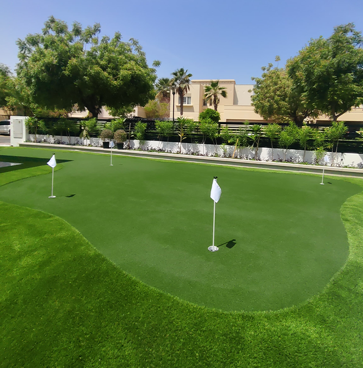 artificial grass golf course