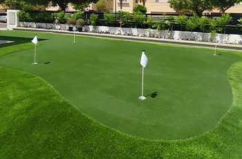 artificial grass golf course