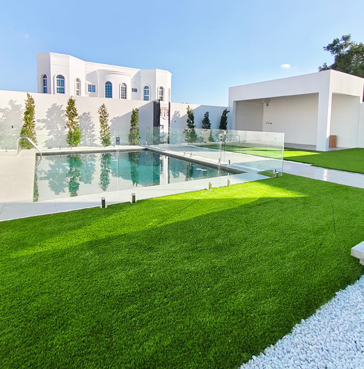 Artificial Grass Dubai Contemporary Installation